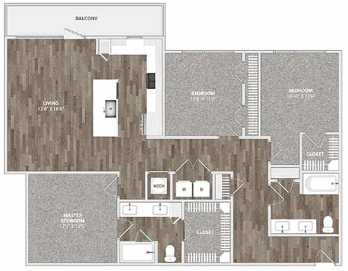 Floor plan C1a