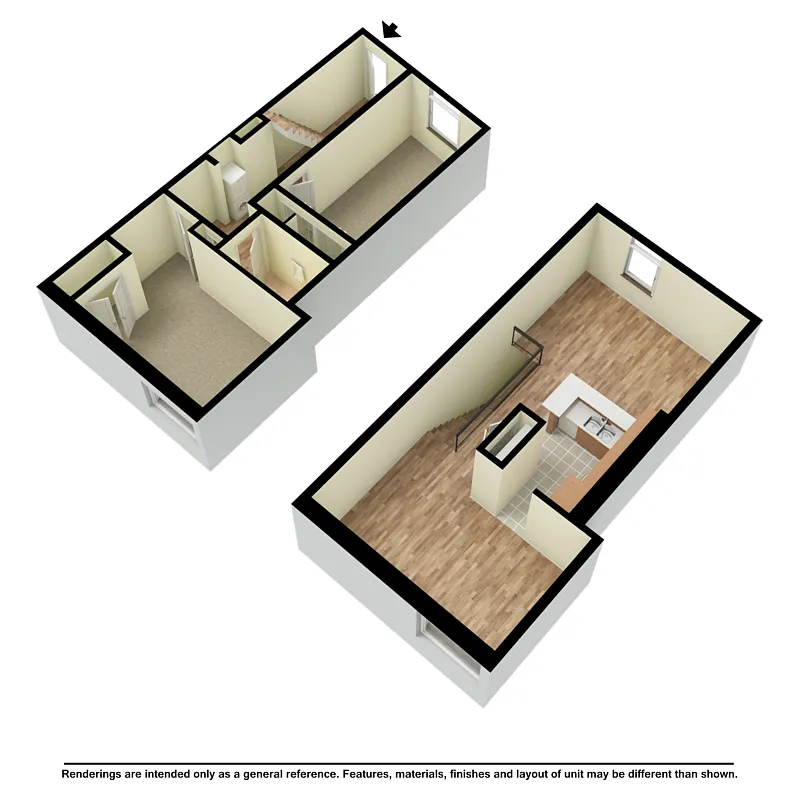 Floor plan A2 Bi-Level