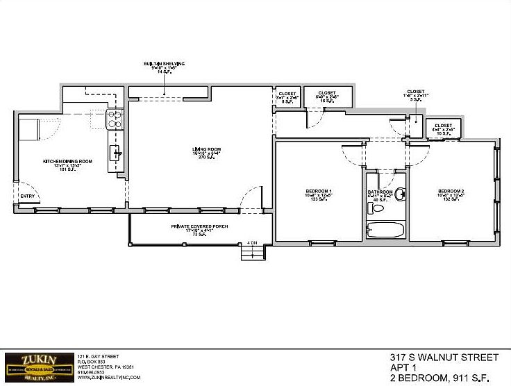 2nd image of 317 S Walnut St #1