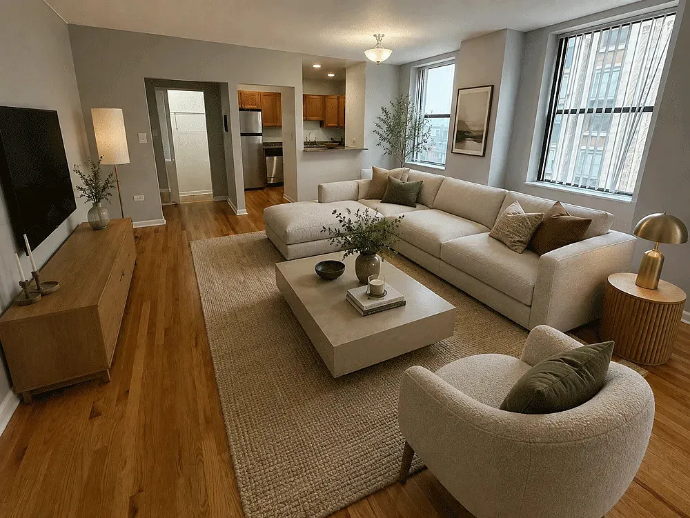 1 bed, 1.0 bath, 730 sqft, $2,457 — Photo 2