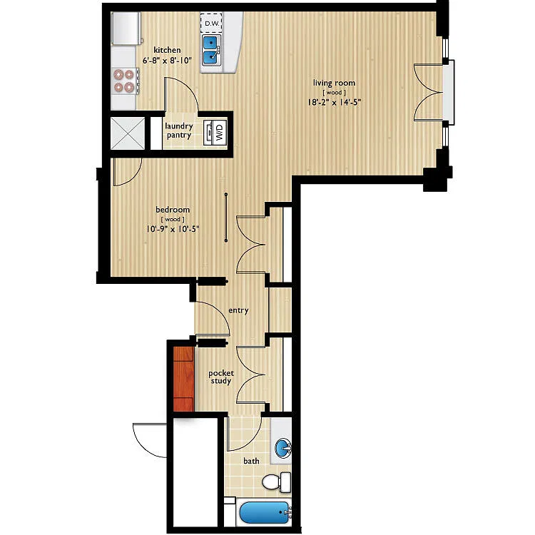 Floor plan Delaware
