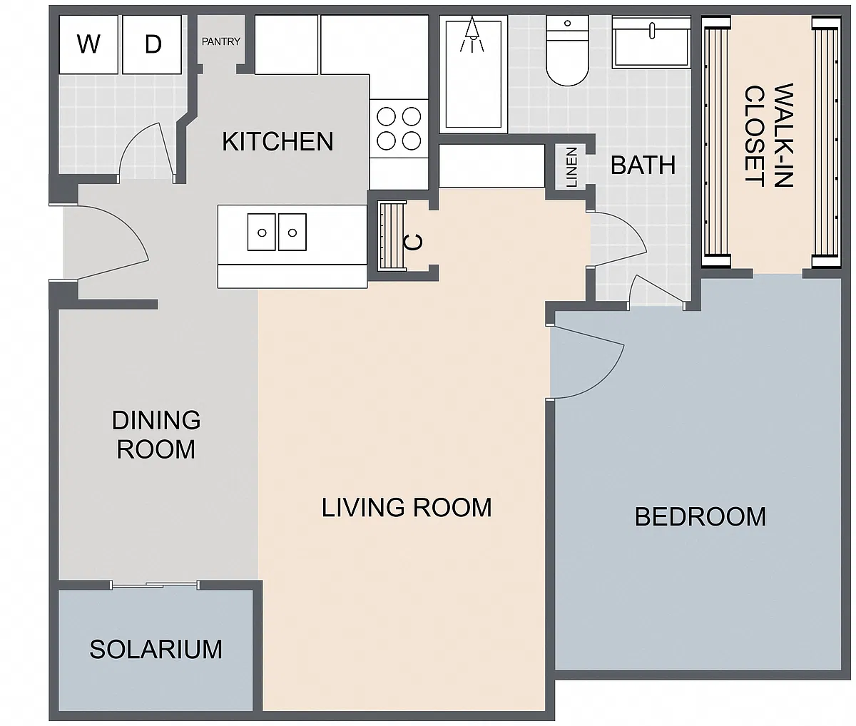 Floor plan Cypress plus solarium