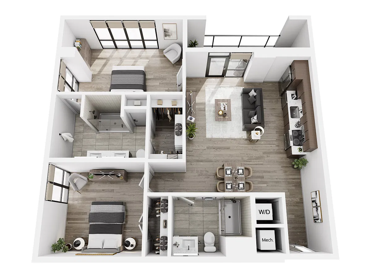 Floor plan B6