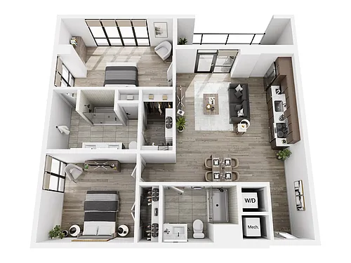 Floor plan B6