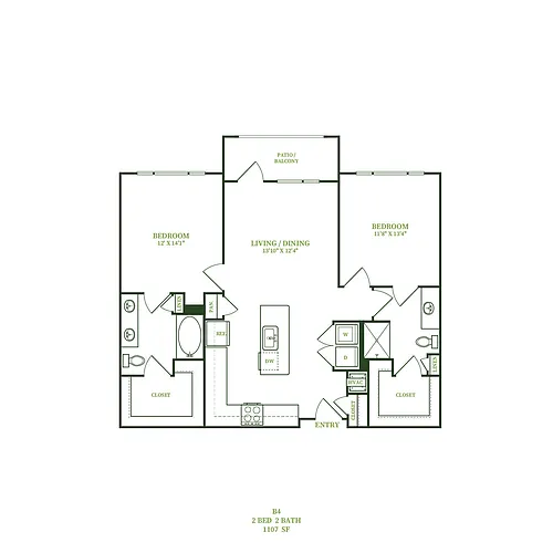 Floor plan B4
