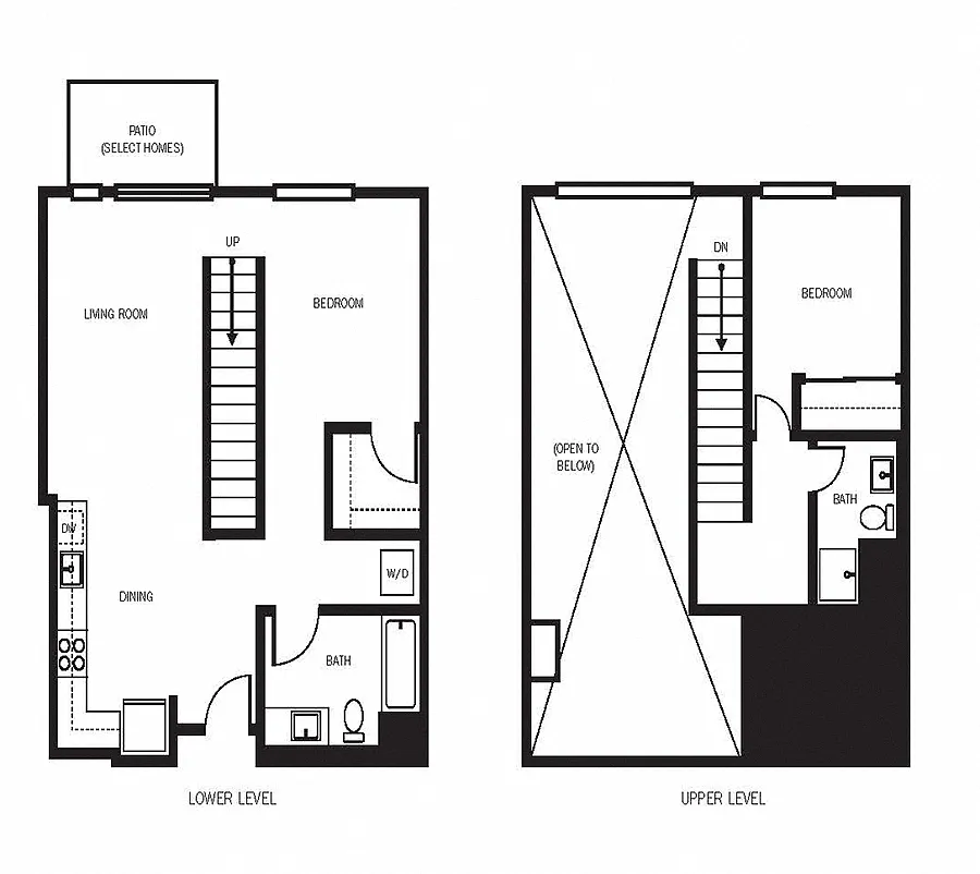 Floor plan 2X2 TH L2