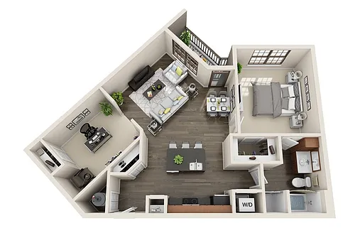 Floor plan 1B2 Park