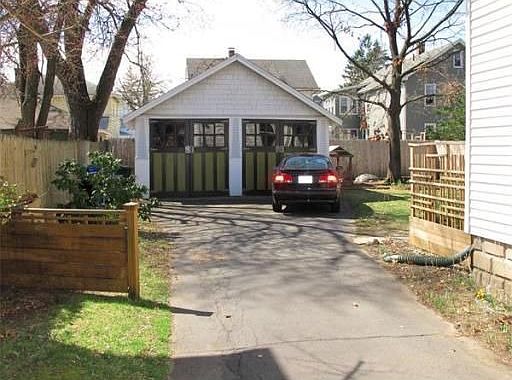 Two car detached garage.