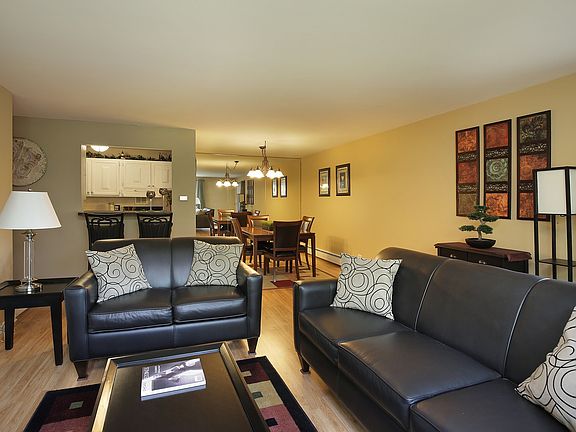 Living room is combined with dining room - pass through to kitchen.