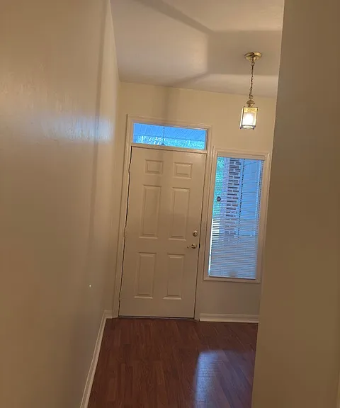 Hall way from front door to the living area