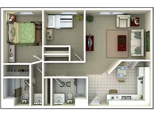 Floor plan B2-1