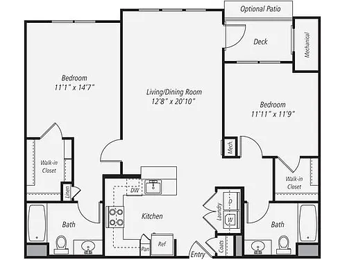 Floor plan B7