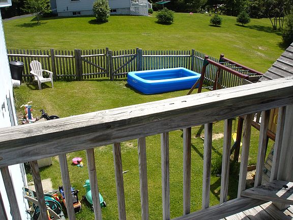 Newly fenced in play area