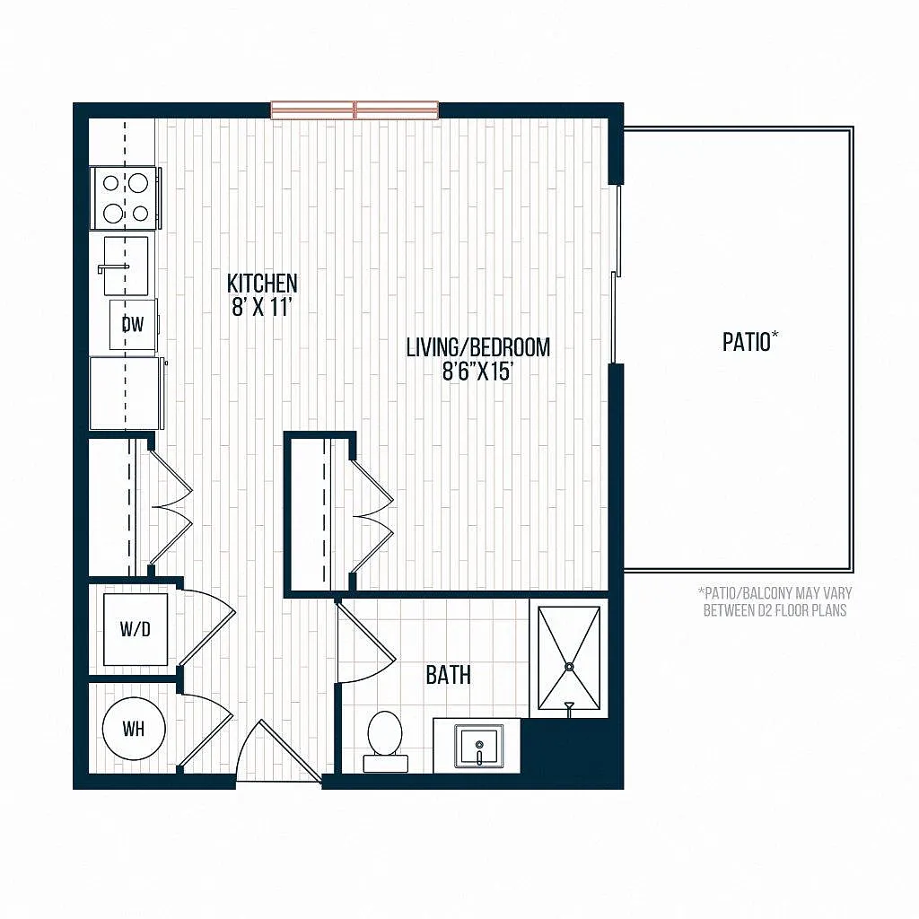 Floor plan D2 A - Carriage House