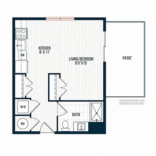 Floor plan D2 A - Carriage House