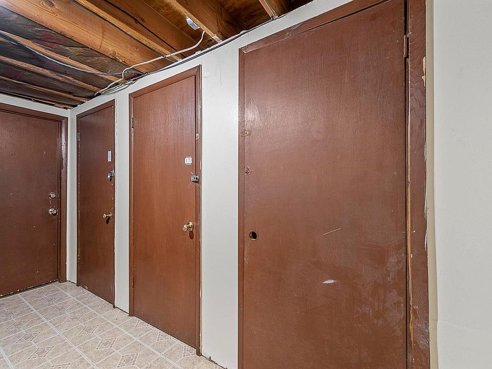 Storage units in the basement