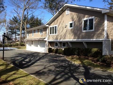 side view 3 car garage