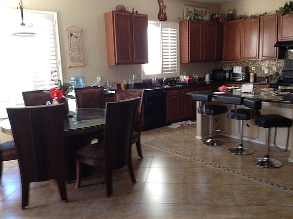 Kitchen and eating area