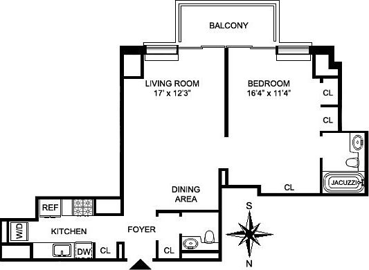 2nd image of 161 W 61st St APT 22H