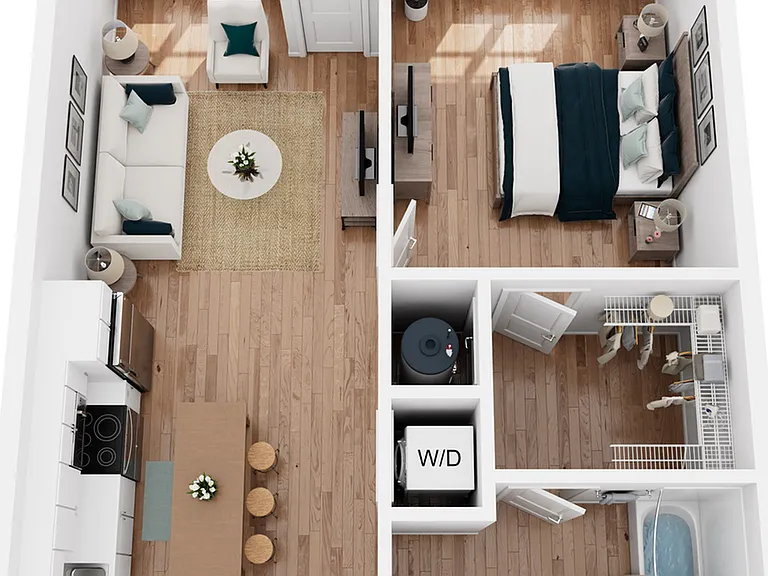 A2 | 1x1 | 707 sq ft A2 | 1x1 | 707 sq ft