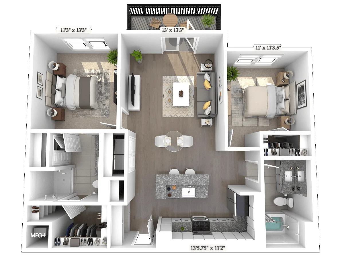 Floor plan B2