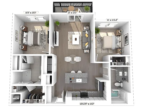 Floor plan B2