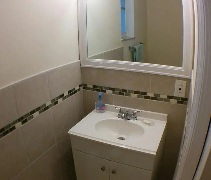 Downstairs half bath