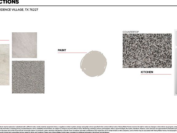 Selection Sheet