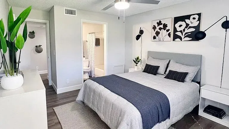 Generously sized bedrooms allow for a comfortable night's sleep.