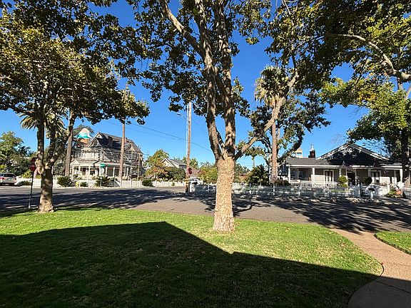 View of beautiful Victorians from Front Porch