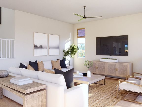 Azure at Francis Ranch by Trumark Homes in Dublin, CA I Residence 3X I Living Room