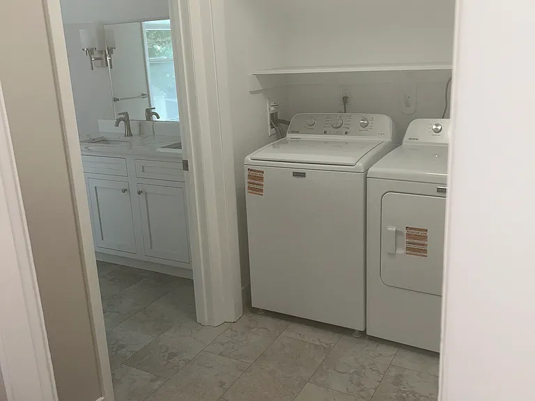 2nd Floor Laundry Room with Brand New Washer and Dryer
