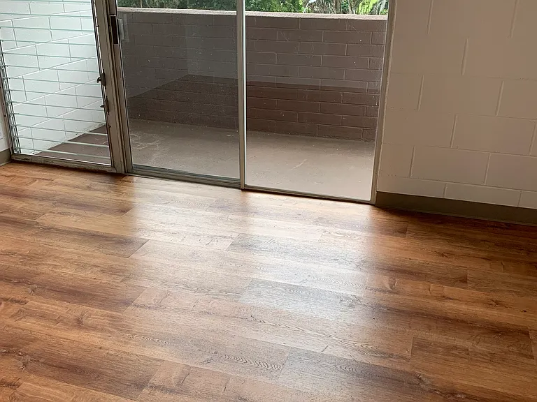 Bedroom #1 with balcony view of golf course