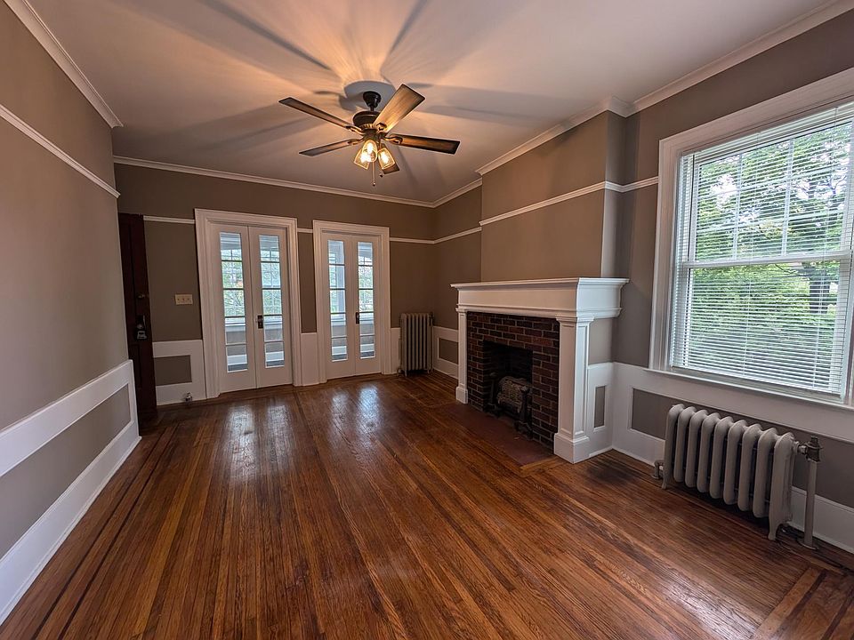 View of living room to 3 season porch