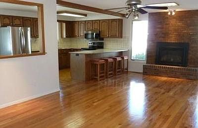 Beautiful Hardwood Flooring in Family Room