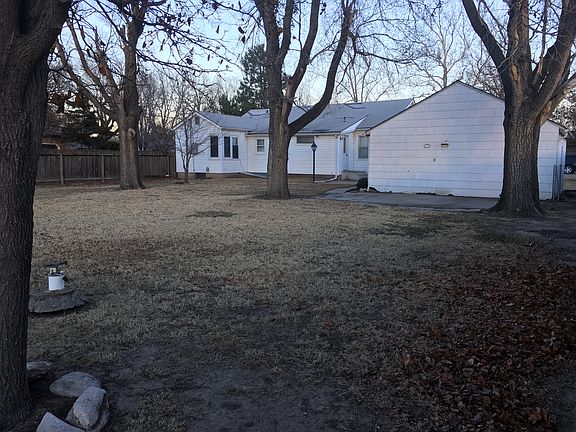 Large fenced in backyard