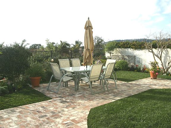 Used brick patio