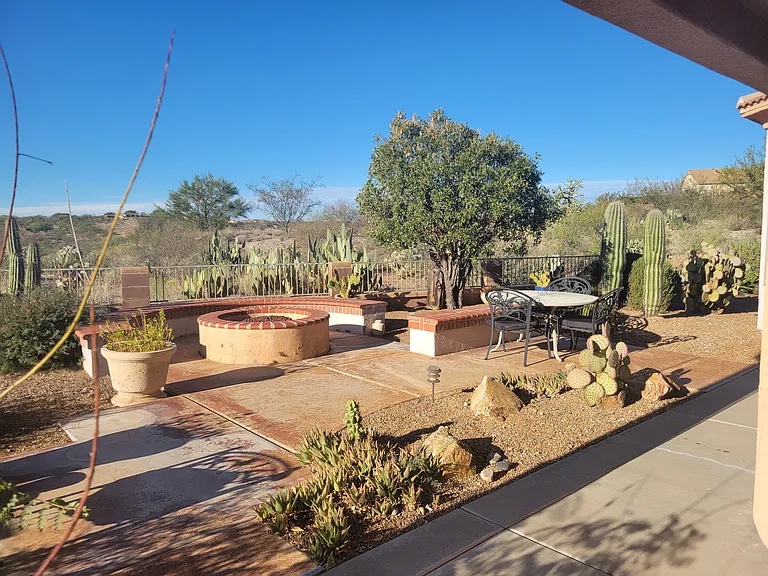 Rear patio - speaks for itself. (Facing southwest)