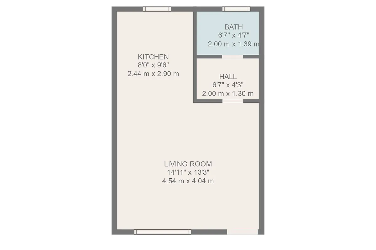 Floor plan Studio