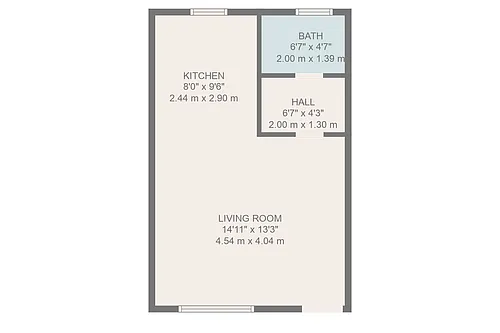 Floor plan Studio