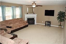 Spacious Living Room with TONS of Natural Light