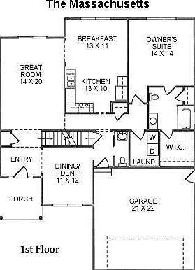 1st Floor Plan