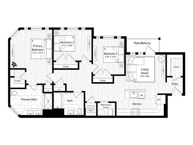 Floor plan C1
