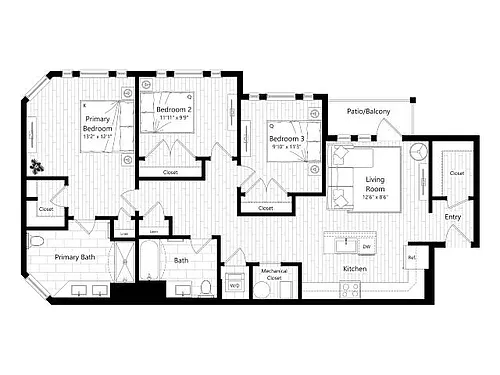 Floor plan C1