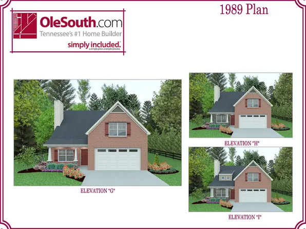 1989 Elevation GHI Plan, Brandon Woods