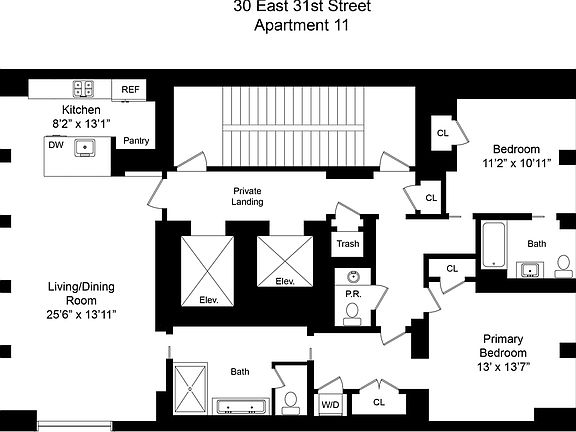 2nd image of 30 E 31st St #14A