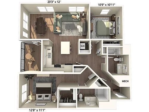 Floor plan B5-1191-II