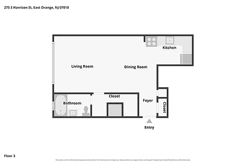 Floor plan Studio