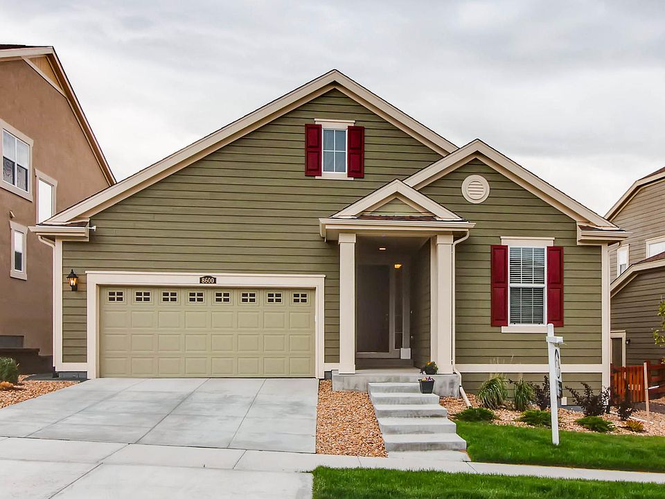 Ranch with Vaulted elevation