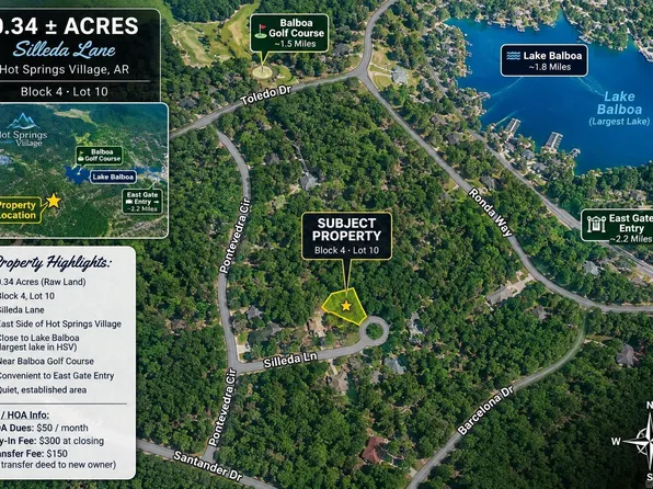 Silleda Ln, Hot Springs Village, AR 71909
